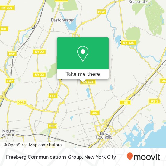 Freeberg Communications Group map