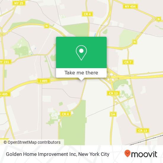 Golden Home Improvement Inc map