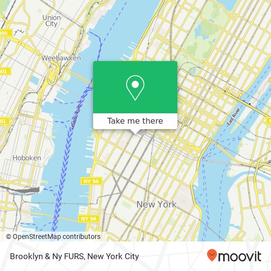 Mapa de Brooklyn & Ny FURS