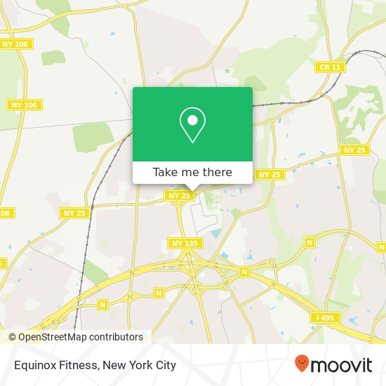 Mapa de Equinox Fitness