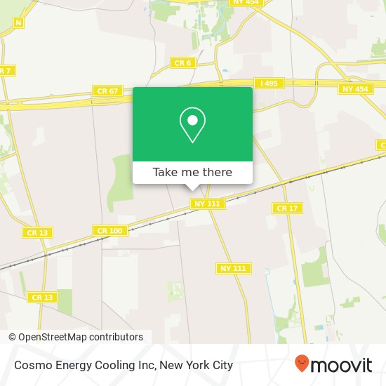 Cosmo Energy Cooling Inc map