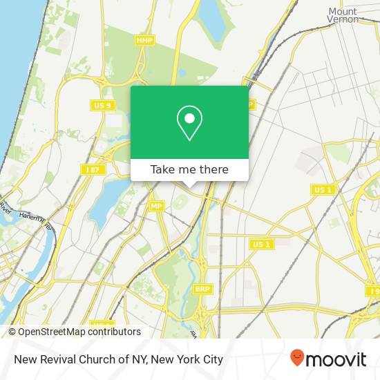 Mapa de New Revival Church of NY