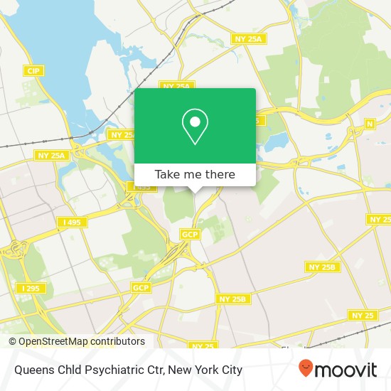 Queens Chld Psychiatric Ctr map