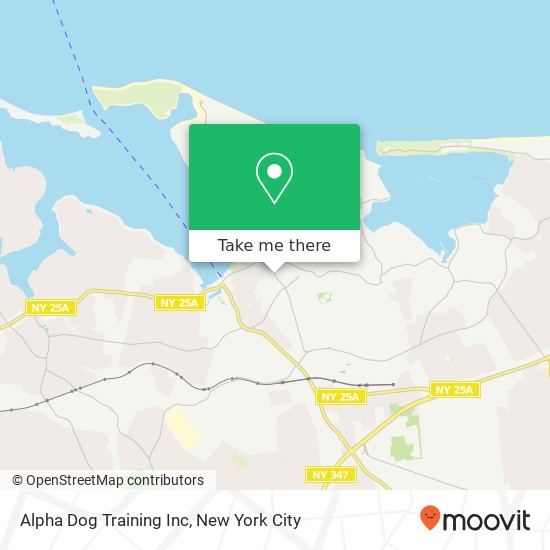 Mapa de Alpha Dog Training Inc