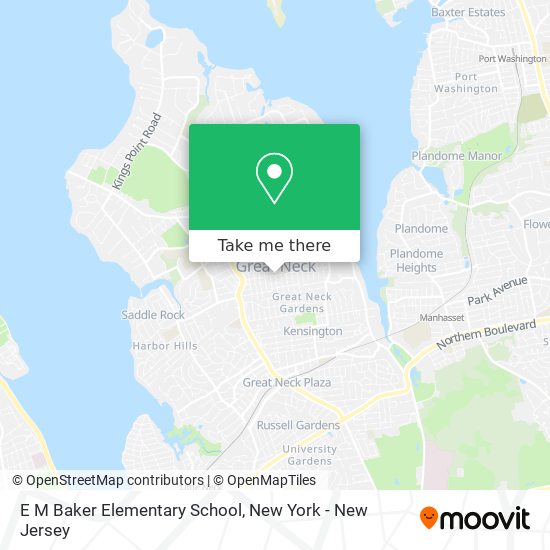 Mapa de E M Baker Elementary School