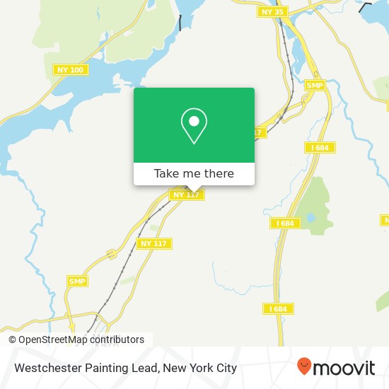 Mapa de Westchester Painting Lead