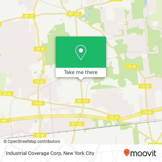 Industrial Coverage Corp map