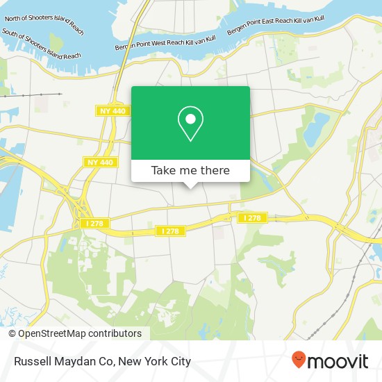 Mapa de Russell Maydan Co
