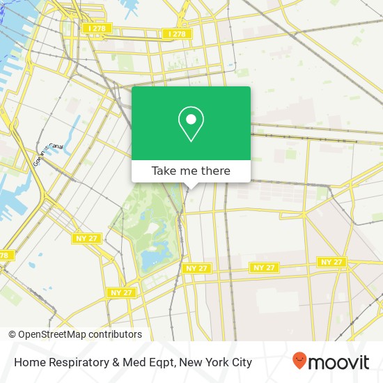 Home Respiratory & Med Eqpt map