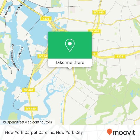 Mapa de New York Carpet Care Inc