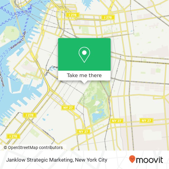Mapa de Janklow Strategic Marketing