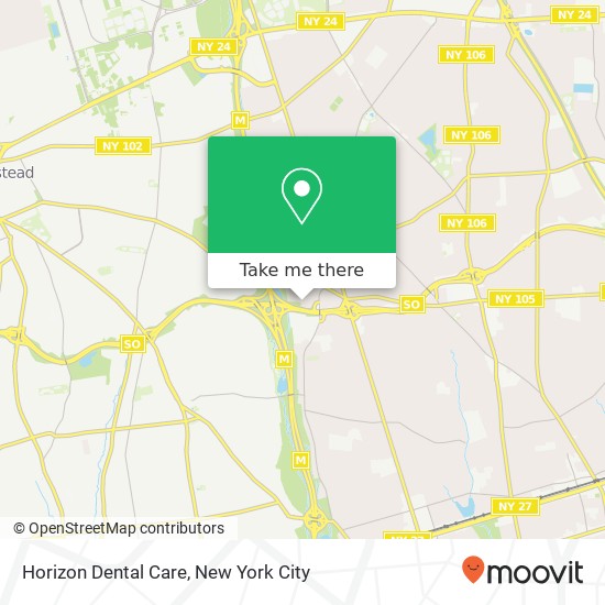 Horizon Dental Care map
