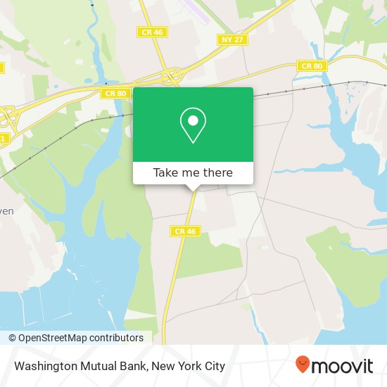 Washington Mutual Bank map