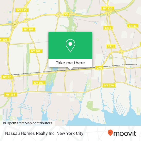 Nassau Homes Realty Inc map