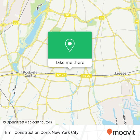 Emil Construction Corp map