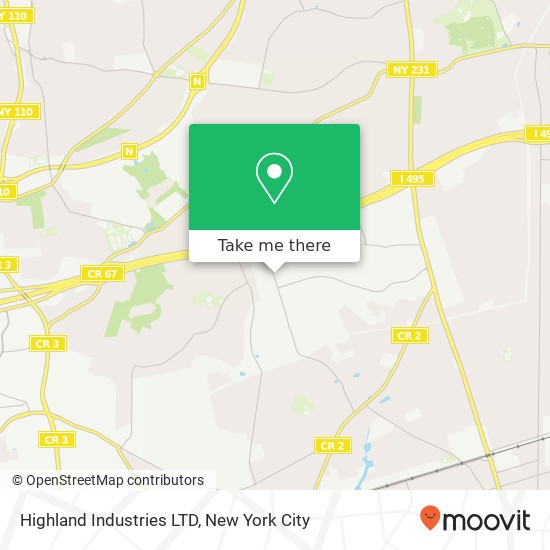 Mapa de Highland Industries LTD