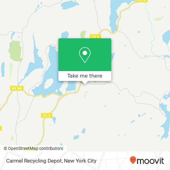 Mapa de Carmel Recycling Depot