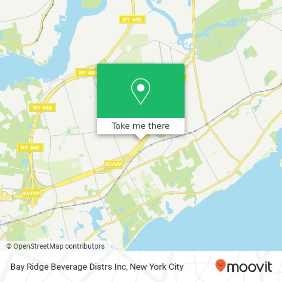 Mapa de Bay Ridge Beverage Distrs Inc