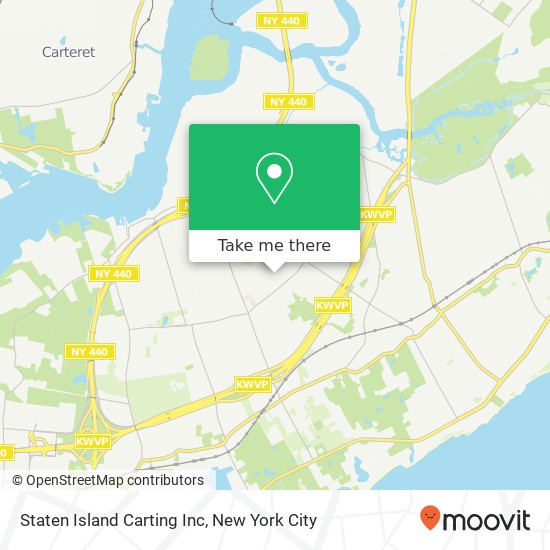 Mapa de Staten Island Carting Inc