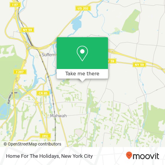 Home For The Holidays map
