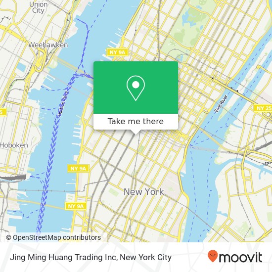 Mapa de Jing Ming Huang Trading Inc