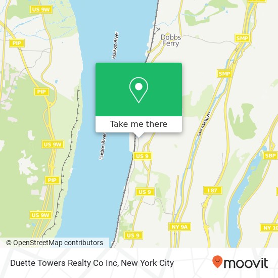 Duette Towers Realty Co Inc map