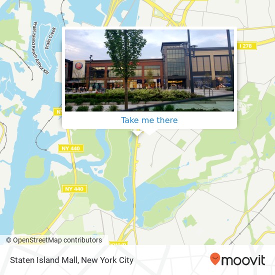Staten Island Mall map