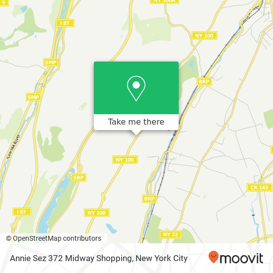 Mapa de Annie Sez 372 Midway Shopping