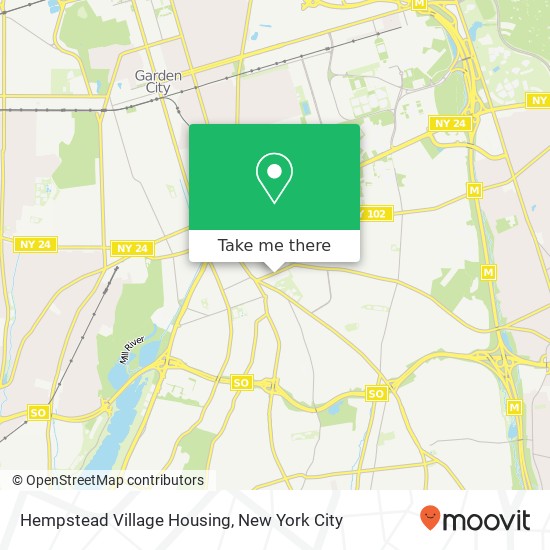 Hempstead Village Housing map