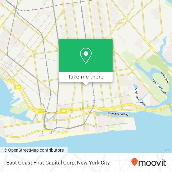 East Coast First Capital Corp map