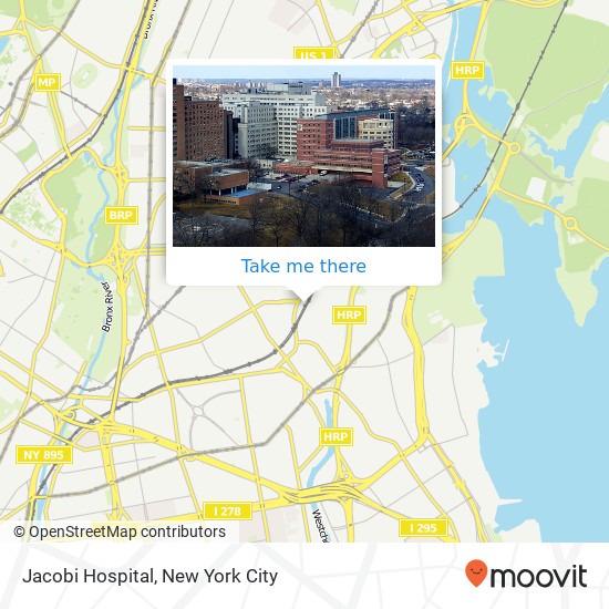 Mapa de Jacobi Hospital