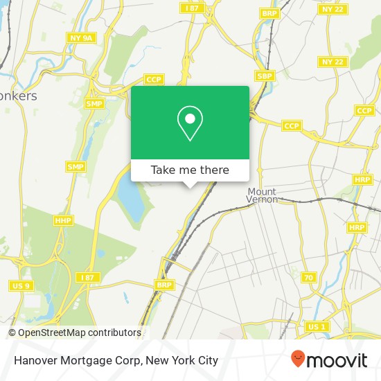 Hanover Mortgage Corp map