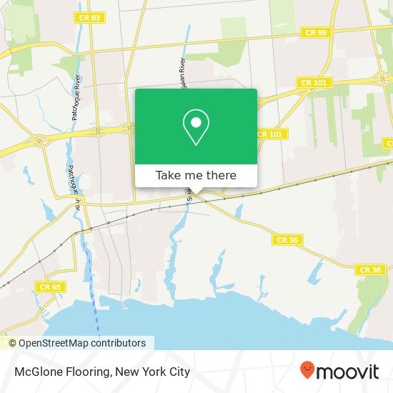 McGlone Flooring map