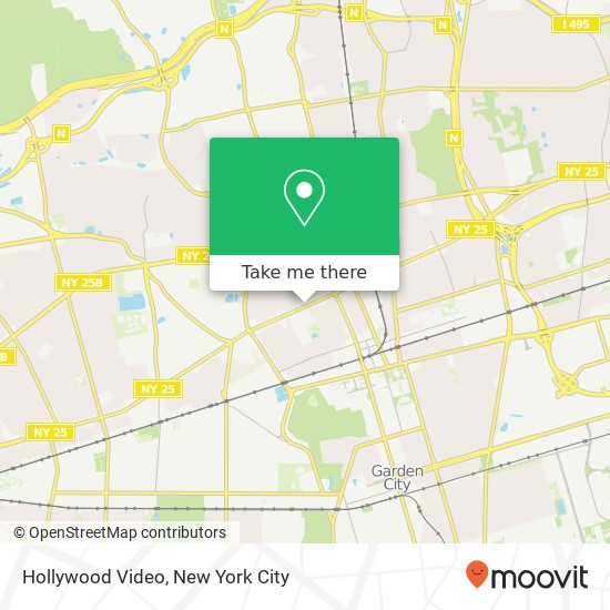 Hollywood Video map