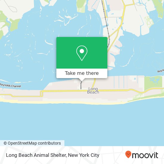 Long Beach Animal Shelter map