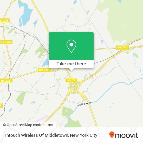 Mapa de Intouch Wireless Of Middletown