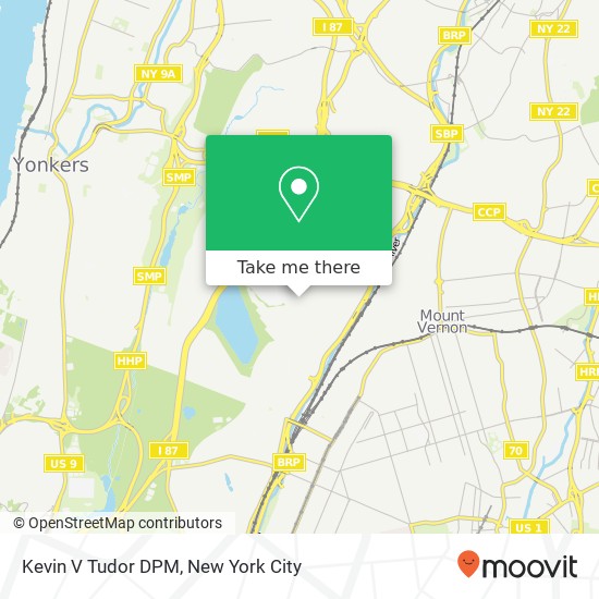 Mapa de Kevin V Tudor DPM
