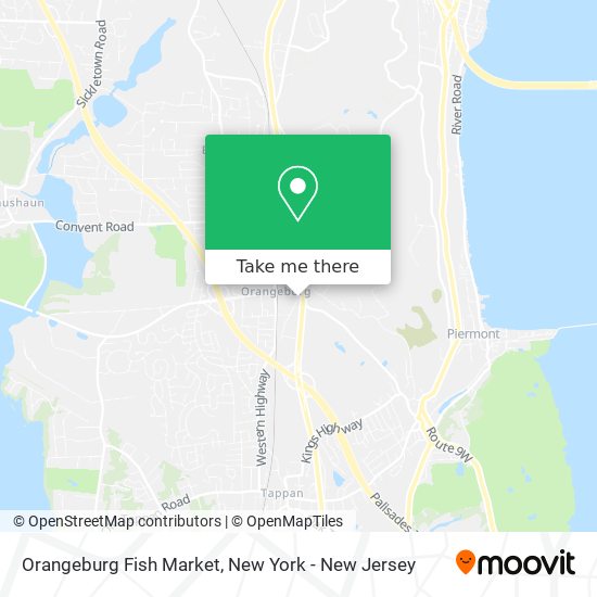 Orangeburg Fish Market map