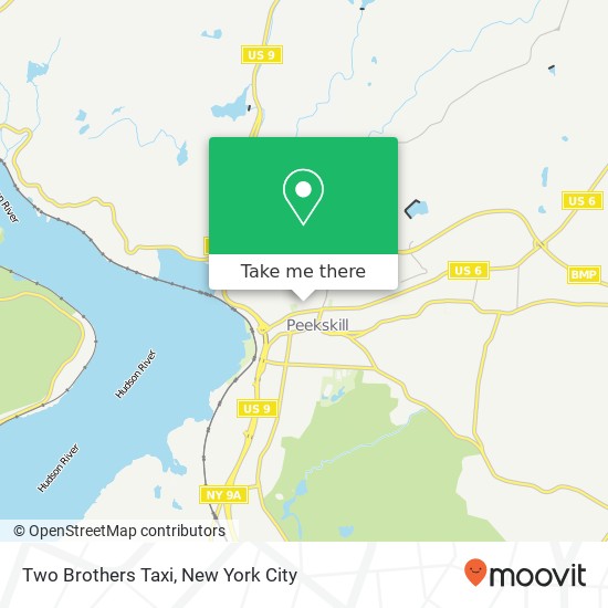 Two Brothers Taxi map