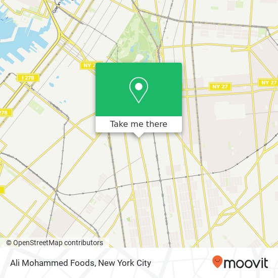 Mapa de Ali Mohammed Foods