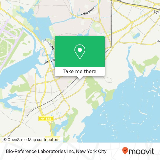 Mapa de Bio-Reference Laboratories Inc