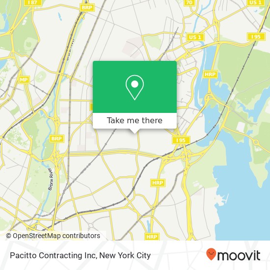 Pacitto Contracting Inc map