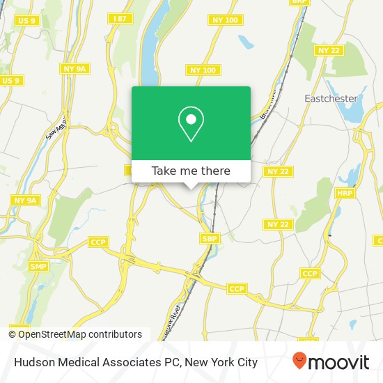 Mapa de Hudson Medical Associates PC