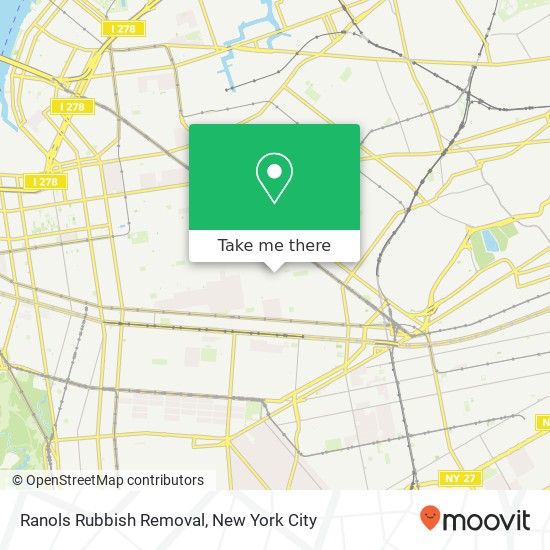 Ranols Rubbish Removal map