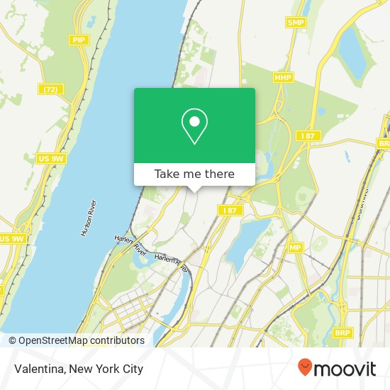 Valentina map