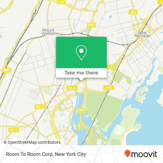 Mapa de Room To Room Corp