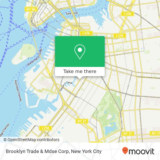 Mapa de Brooklyn Trade & Mdse Corp