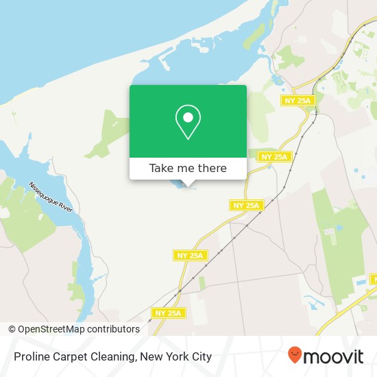 Proline Carpet Cleaning map