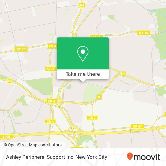 Ashley Peripheral Support Inc map