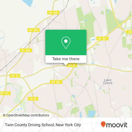 Twin County Driving School map